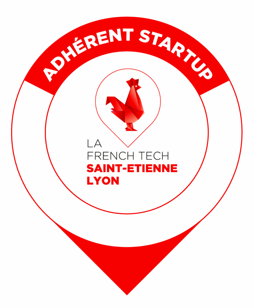 Macaron adhérent Start Up - La French Tech Saint-Etienne Lyon
